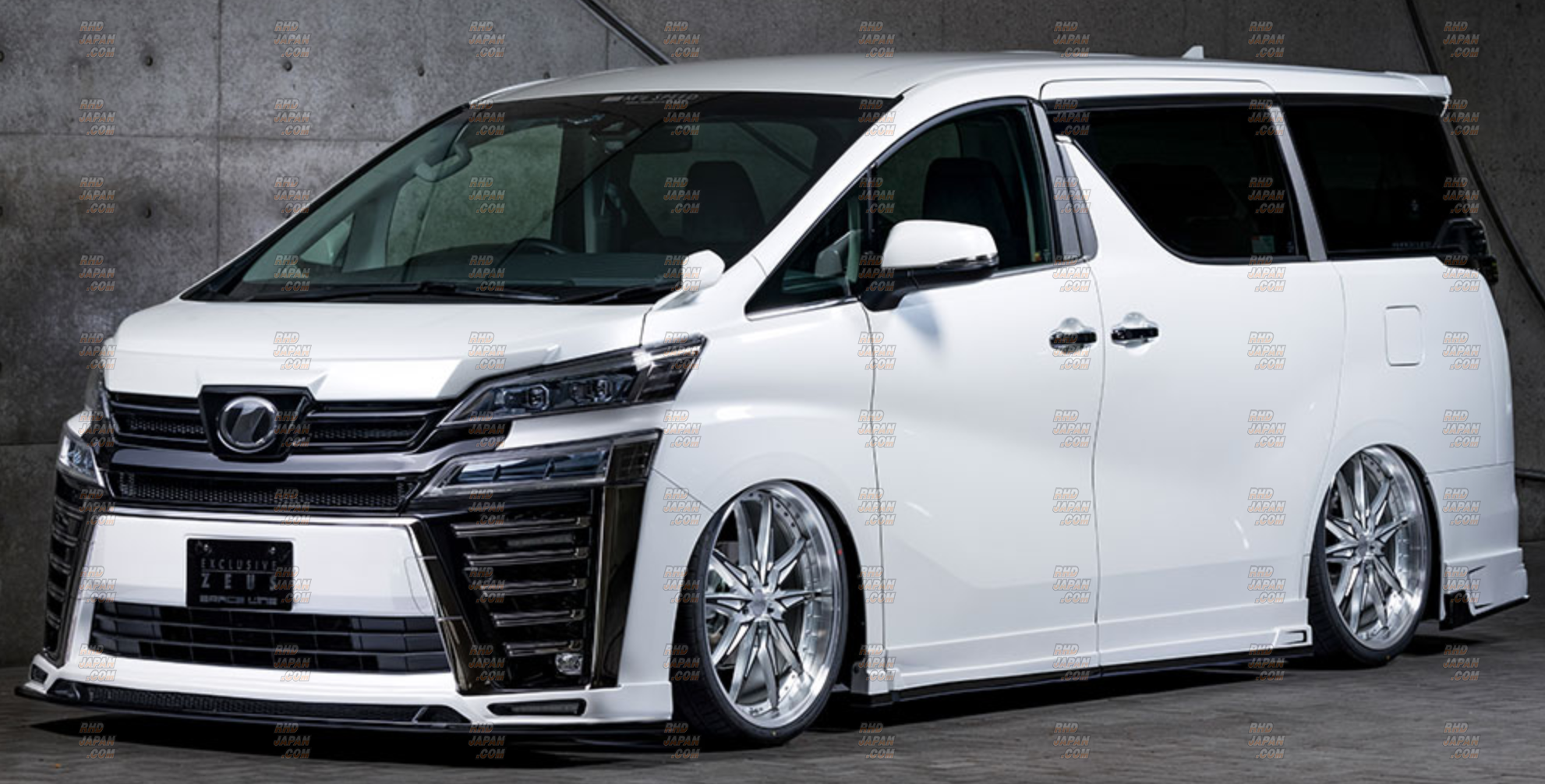 M'z Speed Grace Line Exclusive Zeus Front Half Spoiler - Vellfire